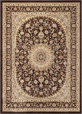 Medallion Brown Oriental Area Rug