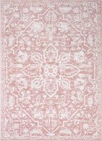 Dazzle DISA Vintage Medallion Blush Soft Area Rug