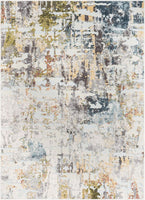 Azura Multi Abstract Distressed Pattern Runner Rug
