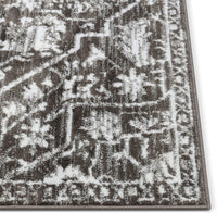 Dazzle DISA Grey Vintage Bohemian Oriental Distressed Area Rug