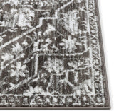 Dazzle DISA Grey Vintage Bohemian Oriental Distressed Area Rug