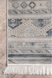 Roseline Vintage Tribal Area Rug, Blue