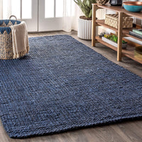 JONATHAN Y Pata Hand Woven Chunky Jute Light Ivory