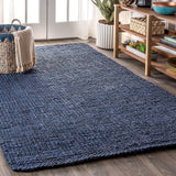 JONATHAN Y Pata Hand Woven Chunky Jute Light Ivory