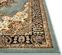 Medallion Oriental Persian Area Rug Blue