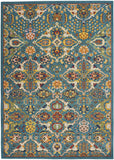 Allure Turquoise Ivory Soft Area Rug