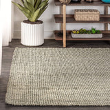 JONATHAN Y Pata Hand Woven Chunky Jute Light Ivory