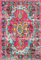 Corbett Vintage Boho Multi-Color Soft Area Rugs - Multiple Sizes Available