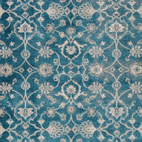 Sofia Collection Vintage Oriental DistressedSoft Area Rug Blue / Beige