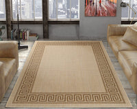 Indoor/Outdoor Bordered Runner Rug