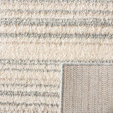 Light Grey/White MSR0787F Non-Shedding Living Room Dining Bedroom Soft Area Rug