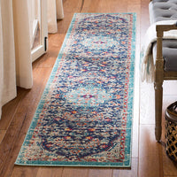 Madison Collection  Boho Chic Medallion Distressed Non-Shedding Stain Resistant Living Room Bedroom Area Rug Beige / Black