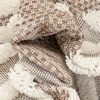 Bellagio Luna Tribal Moroccan Diamond Pattern Beige Area Rug