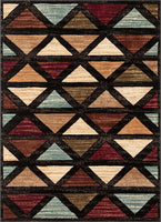 Triangles Geometric Modern Area Rug