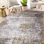 Rugshop Distressed Abstract Modern Area Rug