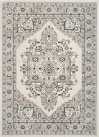 Scafa Beige & Grey Tribal Medallion Area Rug