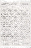 nuloom Ansley Soft Lattice Textured Tassel Area Rug Beige