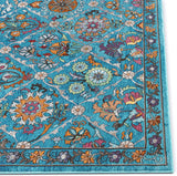 VIDEO Well Woven Bleecker St Sabra Bohemian Eclectic Floral Decorative Blue  Area Rug, Beige nomaan