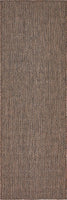 Casual Transitional Indoor Outdoor Flatweave Light Brown Area Rug
