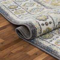 Aryn Green Tribal Medallion Pattern Area Rug