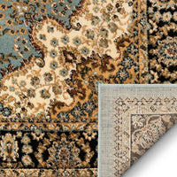 Medallion Oriental Persian Area Rug Blue