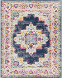 Melta Navy Ivory Traditional Soft Area Rug