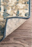 Vintage Distressed Blue Soft Area Rug