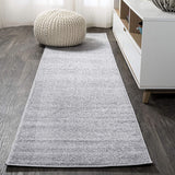Haze Solid Low-Pile Red Soft Area Rug