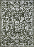 Dazzle DISA Vintage Medallion Green Soft Area Rug nomaan