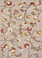 Well Woven Darla Floral Beige Indoor/Outdoor Area Rug