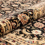 Medallion Black Oriental Area Rug