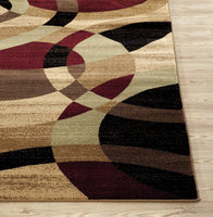 Multi-Color Circles Soft Area Rug