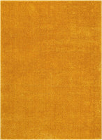 Ciel Golden Yellow Ultra-Soft Multi-Textured Shimmer Pile Area Rug