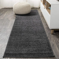Haze Solid Low-Pile Red Soft Area Rug