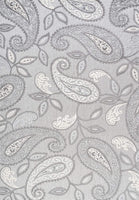 Julien Paisley High-Low Soft Area Rug Indoor Blue/Light Gray