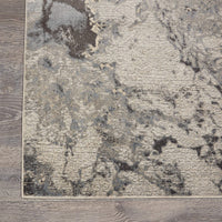 Maxell Abstract Soft Area Grey Soft Rug