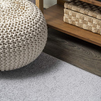 Haze Solid Low-Pile Red Soft Area Rug