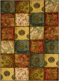 Artifact Panel Patchwork Soft Area Rug, Multi