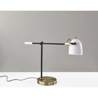 Carson Carrington Ylikainuu Antique Brass Desk Lamp