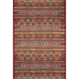 Armanda Modern Tribal Red Multi Indoor/ Outdoor Area Rug