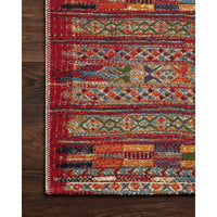 Armanda Modern Tribal Red Multi Indoor/ Outdoor Area Rug