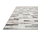 Davide Printed Faux Cowhide Area Rug - Ivory/ Grey