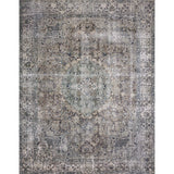 Isabelle Traditional Vintage Border Printed Area Rug