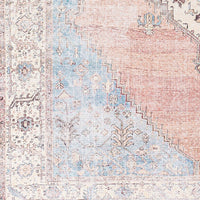 Persian Medallion Printed Machine Washable Area Soft Rug