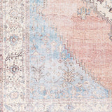 Persian Medallion Printed Machine Washable Area Soft Rug