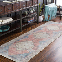 Persian Medallion Printed Machine Washable Area Soft Rug