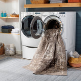 Machine Washable Traditional Diamond Area Soft Rug