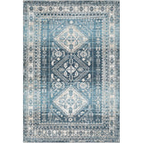 Machine Washable Traditional Diamond Area Soft Rug