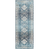 Machine Washable Traditional Diamond Area Soft Rug