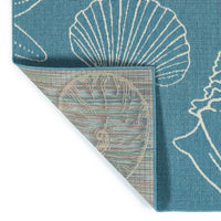 Ambrosi Indoor/Outdoor Soft Area Rug Light Blue